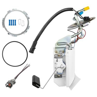 Imagem de Vurkcy Conjunto de módulo de bomba de combustível elétrica compatível com Ford F-150 F-250 F-350 1997-1997, Ford F-250 HD 1997-1997, 4.9L 5.0L 5.8L 7.5L (após o tanque do eixo, tanque de aço, tanque