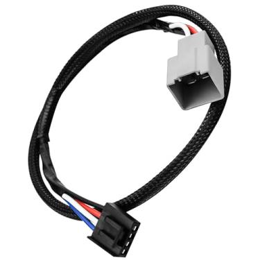 Imagem de Vaticas O chicote do controlador de freio de reboque substitui 307300, as extremidades do controle do freio do veículo cabem para Jeep Gladiator 2020-2022 Wrangler 2018-2023