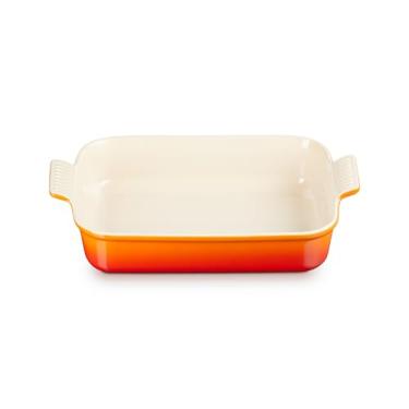 Imagem de Le Creuset Travessa Retangular Heritage 32 cm Cerâmica Laranja