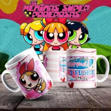 Imagem de Caneca personalizada meninas super poderosas xicara ceramica porcelana
