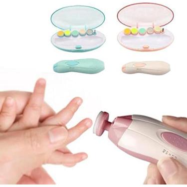 Imagem de Kit Tesoura Cortador Unha Cortar Bebê Neném Infantil Cuidado(Verde)
