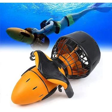 Imagem de Scooter Subaquático No Mar, 300w Boosters De Mergulho E Natação, Booster De Scooter Subaquático Para Esportes Aquáticos Piscina & Mergulho & Snorkeling & Aventuras No Mar 300w