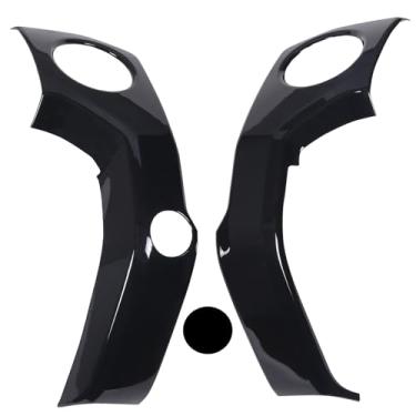 Imagem de Aunginsy Capa de acabamento de saída de ar do console central compatível com Toyota Tundra 2014-2021 painel de ar condicionado de carro moldura decorativa painel de ventilação A/C acessórios