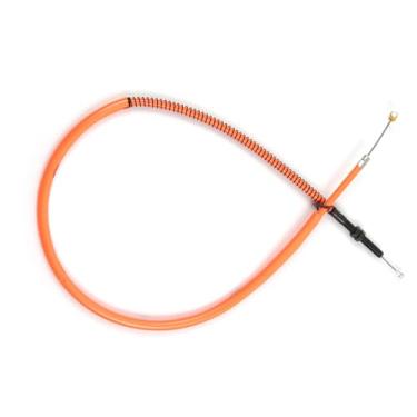 Imagem de Cabo de embreagem Arashi para Kawasaki Ninja ZX10R 2011-2017, linha de fio inoxidável e acessórios de substituição de motocicleta de borracha peças laranja
