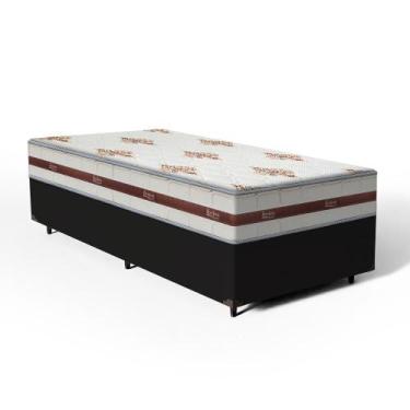 Imagem de Cama Box com Colchão de Molas Ensacadas Anjos Classic Solteiro 88cm - 
