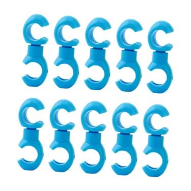 Imagem de predolo 10 Peças de Grampos para Cabos de Bicicleta, Clipes Profissionais de Guia Rotativos, Cabos de Freio de Bicicleta, Cabos de Freio de Bicicleta para And, Azul