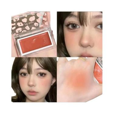 Imagem de Blush Cremoso Roxo 3g Hidratante De Longa Duração Ajuste Natural JILL 