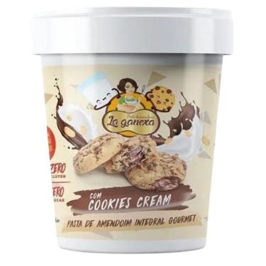 Imagem de Pasta Amendoim Cookies Cream 450g Zero Açúcar/Glúten