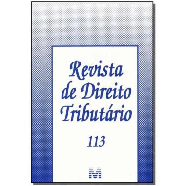 Imagem de Revista De Direito Tributario Vol.113