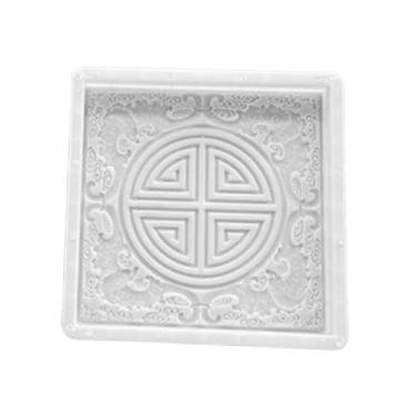 Imagem de ＡＷＨＡＯ Modelo de concreto, tijolo, cimento, pedra de degrau, faça você mesmo, leve, ferramenta exclusiva para pavimentação, caminho, modelo para paisagismo, Padrão Redondo