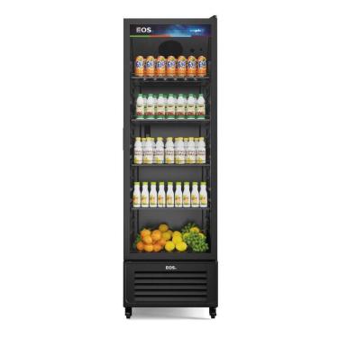 Imagem de Refrigerador Expositor Vertical EOS 358 Litros Eco Gelo All View Preto EEV350P 110V