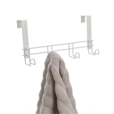 Imagem de Cabide Para Porta Com 4 Ganchos - Metaltru