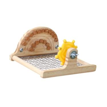 Imagem de IEUDNS Plataforma para pássaros, brinquedo para playground, gaiola para pássaros, fácil de instalar, suporte para papagaios, papagaios de estimação, suporte