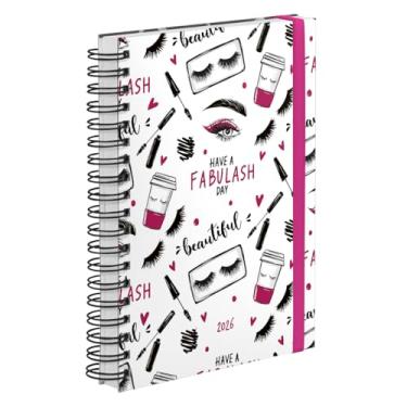 Imagem de Agenda Comercial Plus 2026 Salão de Beleza Charm Pink Fucsia