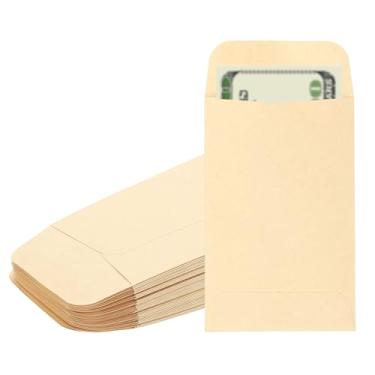 Imagem de PATIKIL Envelope para dinheiro, pacote com 50 envelopes de dinheiro de 8,88 cm x 5,6 cm, sacos para dinheiro, orçamento, economia, desafio, carta para presente, moedas, cheques, bilhetes, joias