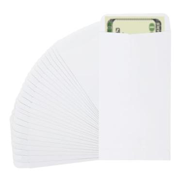 Imagem de PATIKIL Envelope para dinheiro, pacote com 25 envelopes de dinheiro de 16,5 cm x 8,9 cm, sacos para dinheiro, orçamento, economia, desafio, carta para presente, moedas, cheques, bilhetes, joias