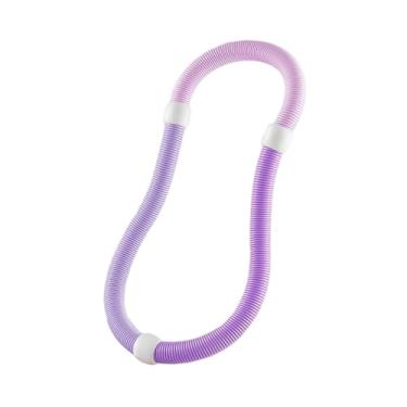 Imagem de Colaxi Aro de fitness com peso, design amigável à cintura, para áreas internas e externas, aro de mola macio com peso, círculo de fitness para abdômen para, 1.3kg