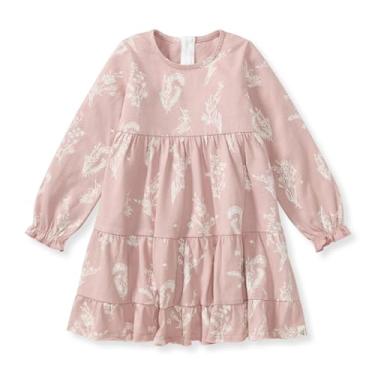 Imagem de Burt's Bees Baby Vestido para bebês meninas, bebês e crianças, manga curta e longa, 100% algodão orgânico, Pequena flor selvagem, 3 Anos
