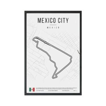 Imagem de Monaco Miami Fórmula 1 Pista Poster Arte De Parede Sem Moldura Para Sa