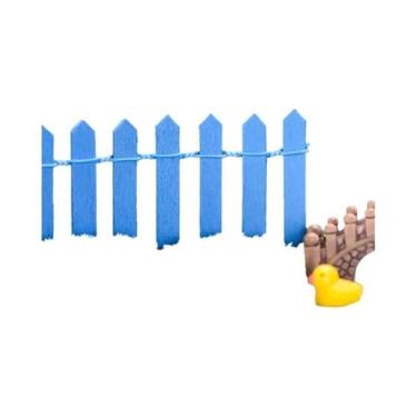 Imagem de Mini Cerca De Palheta De Madeira Para Jardim, Decoração De Bonsai, Con