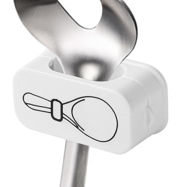 Imagem de Suporte Para Porta-Colher De Arroz,Porta-Colher De Parede | Organizador De Exibição E Armazenamento Para Espátulas De Parede, Acessório De Cozinha Para Armário, Bancada, Restaurante E Apartamento