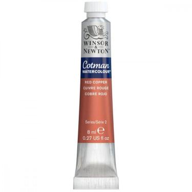 Imagem de Aquarela Cotman W&N Tubo Metalica 471 Red Copper 8Ml