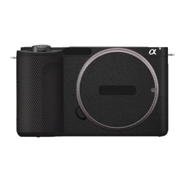 Imagem de Película de vinil antirriscos para Sony ZV-E10 II Película de desenho animado protetor corporal casaco acessórios de fotografia adesivo E10 Mark II (preto fosco)