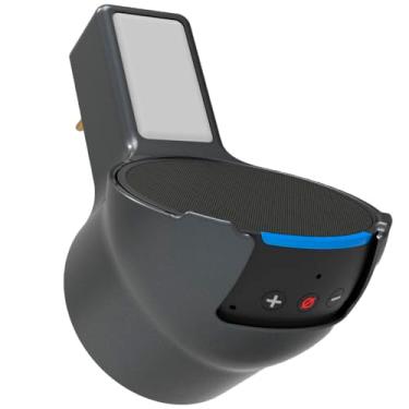 Imagem de Suporte de Tomada para Echo Pop, Modelo PopWall, Preto