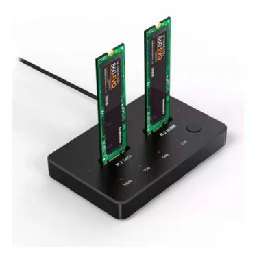 Imagem de Dock Para Clonar Copiar SSD M2 Nvme Ngff Type C Cs-doc-NVME/ngff F3