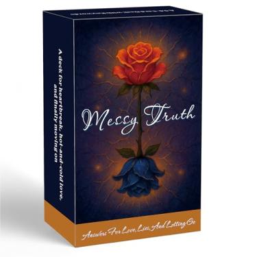 Imagem de Messy Truth Oracle, Oracle Cards for Beginners, 54 Cards Deck for Love Relationship Clarity, Emotional Healing and No-Contact Reflection, Straight-Talking Cards for Shadow Work and Self-Empowerment
