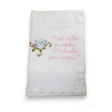 Imagem de Toalha Bordadas Padrinhos Batismo - dohler, Madrinha