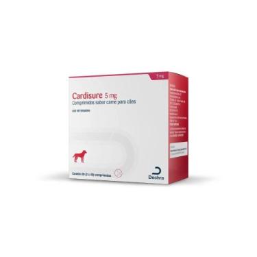 Imagem de Medicamento Dechra Cardisure para Cães 5mg - Contém 80 comprimidos