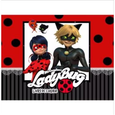 Imagem de Livro De Colorir Miraculous Lady Bug - Desenhos 50 Desenhos Folhas 180