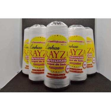 Imagem de Linhas para crochê RAYZA Artesanato Grossa tex 288 - Cor 001-Branco Op