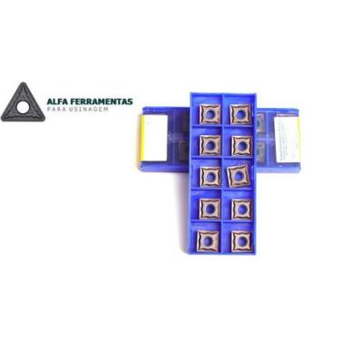 Imagem de Insertos Pastilhas Snmg 120408 Zcc EF Kit 20 unidades