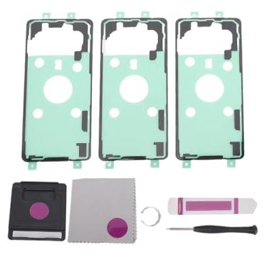 Imagem de Diyeeni S10 Plus Adesivo da Bateria da Tampa Traseira, Peças Adesivas da Tampa Traseira, Tampas da Porta da Bateria Traseira Fita Adesiva Com Ferramentas para Galaxys10 Plus, 3pcs