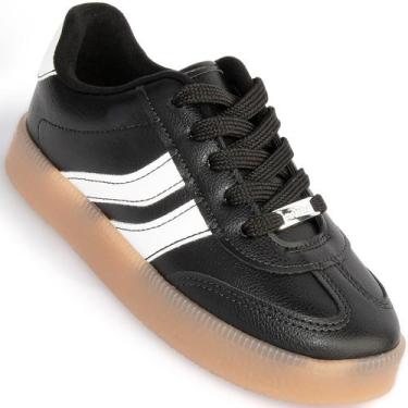 Imagem de Tênis Molekinha Menina Infantil Casual Original 2582-102, Preto, 31