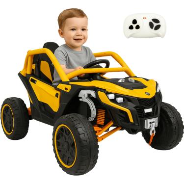 Imagem de Carro UTV Elétrico Bang Toys VoxTrail Laranja 12V Controle