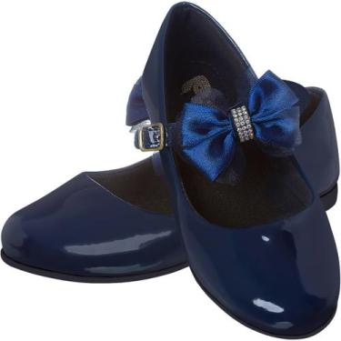 Imagem de Sapatilha Feminina Infantil Sapato Social Festa Juvenil - Pepite, Azul