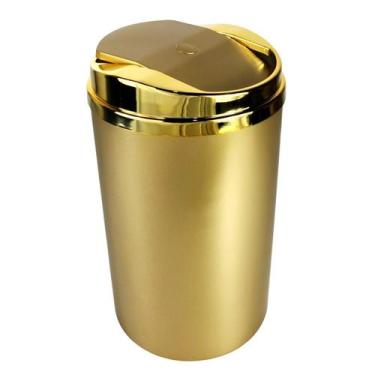 Imagem de Lixeira 8 Litros Basculante Cesto De Lixo De Cozinha Banheiro Escritór