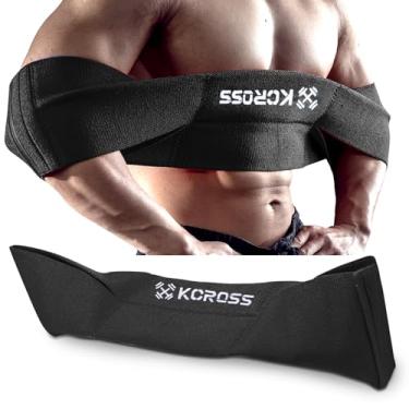 Imagem de KCROSS Faixa de supino para homens e mulheres, faixa de supino para levantamento de peso, banco de exercícios push-up