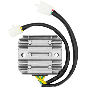Imagem de DZE Retificador regulador de tensão 2061 | Substituição para Honda VT 600 (1988-1988), Honda VT 600 (1988-1989), Honda VT 600 (1988-1991)... | OEM 31600-MR1-010, 31600-MY0-77 71, 31 600-MR1-003, 31600