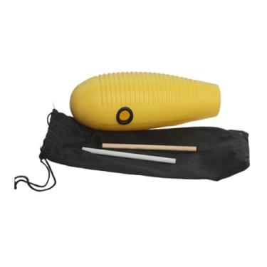 Imagem de Colaxi Instrumento Guiro de Peixe, Percussão Latina, Guiro em Forma de Peixe, Ferramenta de Treinamento Musical para Iniciantes em Acompanhamento de Banda, Amarelo