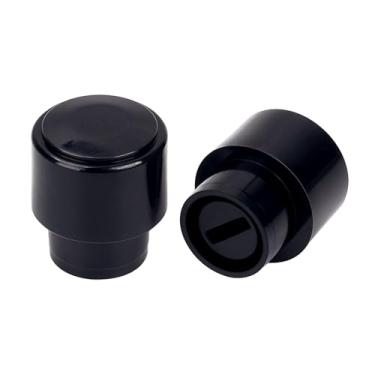 Imagem de Banworks Guitarras 3-Way Switch Tip Imperial 4,9 mm (3/40.6 cm) Captador Seletor Captador Tampas Barril Tampa de Ponta para EUA Fender Telecaster Tele Guitarras Elétricas Pacote com 2 JT/DWQM-02 Preto