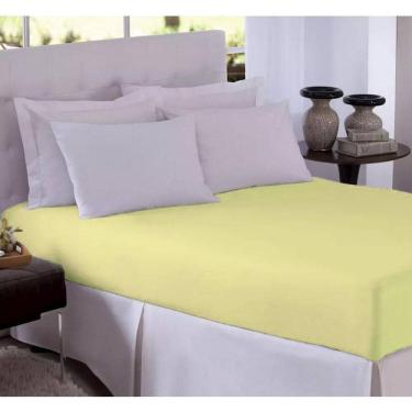 Imagem de Lençol Avulso King Elástico Algodão Premium Perola