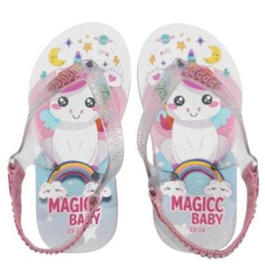 Imagem de Chinelo Bebê Unicórnio Menina Magicc Baby Mb030-Feminino