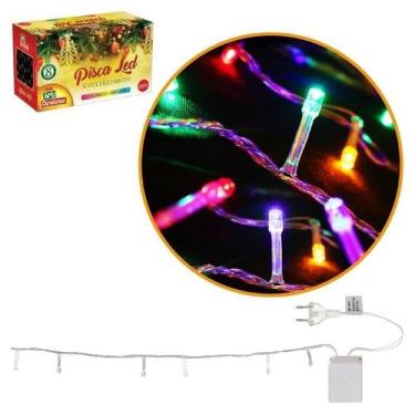 Imagem de Pisca Pisca Led Super Brilhante Colorido 100 Leds 220V - ZEIN