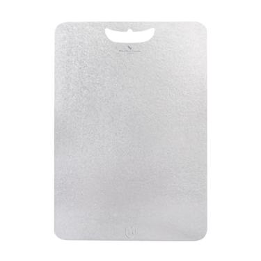 Imagem de Boundless Voyage Tábua de corte de titânio para cozinha, tábua de corte dupla face com orifício para pendurar, fácil de limpar, alimentos crus e cozidos de grau alimentício para cozinha, casa, ao ar