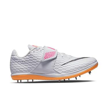 Imagem de Nike High Jump Elite Tênis unissex Jumping Spike 806561-300 tamanho, Branco/Rosa Hiper/Laranja, 36