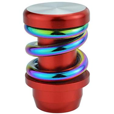 Imagem de Lunsom Alavanca de câmbio de liga de alumínio, alavanca de engrenagem de mola, alavanca de câmbio de veículo, serve para a maioria dos carros de transmissão automática manual (colorido primavera e